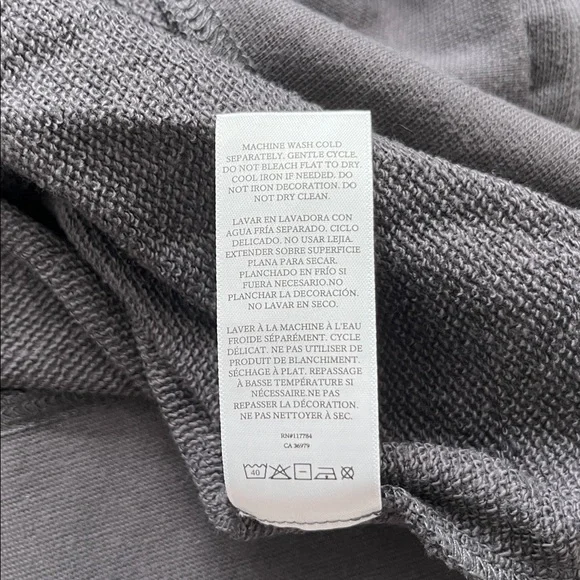 Rails Alice Eyelet Sweatshirt Soft Girl Coquette Cozy Pullover Women M Crew Neck - Picture 12 of 14